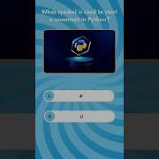 Python Quiz 6 What Symbol Starts A Comment Shorts