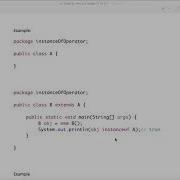 Instance Of Operator In Java