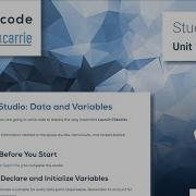 Unit 1 Class 2 Studio Review Chapters 4 5 Data Variables Conditionals