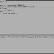 The Regular Expression Match Function In Python