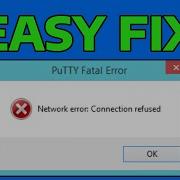 How To Fix Putty Connection Refused Network Error In Windows