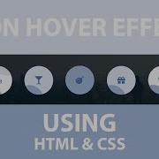 Pure CSS Sliding Icon Hover Effects Using HTML And CSS Icon Hover Effect