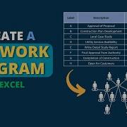 Как создать сетевую диаграмму в Excel