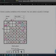 Very Hard Binary Puzzle 2 First Sub 10min Solve