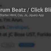 1 Drum Beats Click Blip Basic Html Css Js Jqery