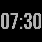 7 Minute 30 Second Countdown Timer Minimal