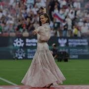 Татьяна Куртукова Матушка Песня перед товарищеским матчем по футболу между сборными России Нигерии