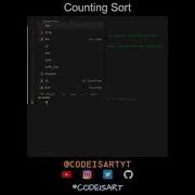 Counting Sort Code In Python Sorting Algorithms Python Coding Tutorial Python Coding Interview