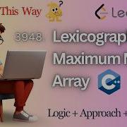 LeetCode 3948 Hard Solved Lexicographically Maximum MEX Array Greedy MEX Explained