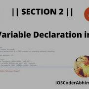SECTION 2 2 2 3 Variable Property Declaration In Swift