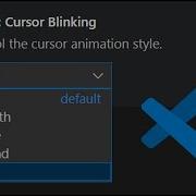 Disable Blinking Cursor In VSCode
