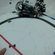 Lego Mindstorms NXT Shooterbot Black Track On Test Pad