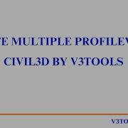 Create Multiple ProfileViews From Alignments In Civil3D