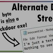 Hiding Data Using NTFS Alternate Data Streams Defence Evasion