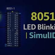 LED Blinking Using 8051 Microcontroller In SimulIDE Step By Step Tutorial