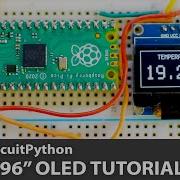 Raspberry Pi Pico OLED SSD1306 Display Tutorial Using CircuitPython