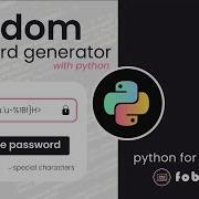 Random Password Generator With Python