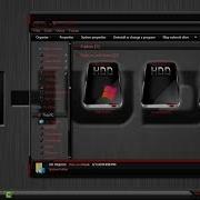 Windows 10 Custom Icon Pack Dark Red Ipack