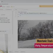 Understand MonotonicStack And Solve This Leetcode 739 Daily Temperatures