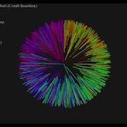 50 Sorts Visualized Linked Disparity Dots