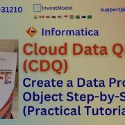 Informatica CDQ Create A Data Profile Object Step By Step Practical Tutorial