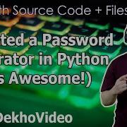 I Created A Password Generator Using Python
