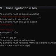 The XHTML XML And XSLT Course
