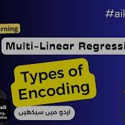 Multi Linear Regression And Encoding Methods In Machine Learning