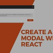 Build Modal Component With React