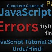 JavaScript Errors Try Catch Throw And Finally JavaScript Tutorial Javascripttutorials Javascript