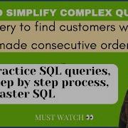 COMPLEX SQL Query 2 Practice Complex Sql Queries SQL Interview Questions And Answers