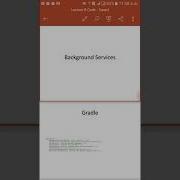 Background Services Android