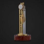 French Pendulum Skeleton Clock M S Rau