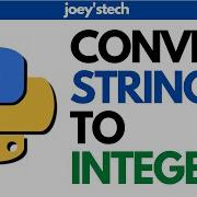 How To Convert String To Integer In Python