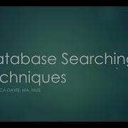 Database Searching Techniques