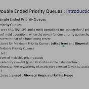 Single Double Ended Priority Queue Introduction