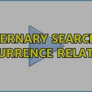 Ternary Search Recurrence Relation 2 Solutions