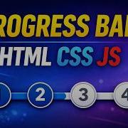 How To Create Progress Bar Using HTML CSS JS Step Progress UI Design