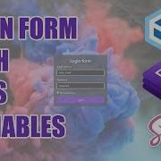 Create Bootstrap Login Form With Only Changing SASS Variables