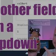 PowerApps Set Default Value Based On Another Field From A Dropdown