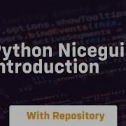 Python Nicegui Introduction