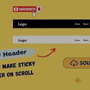How To Create Sticky Header Sticky Header Using HTML CSS And JavaScript With Source Code