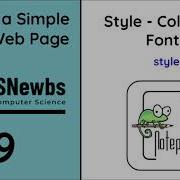 HTML Help 9 Colours Fonts