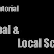 C Tutorial Variable Scope