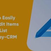 How To Easily Bulk Edit Items In The List Of EWay CRM