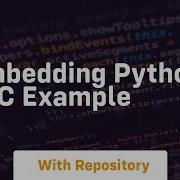 Embedding Python In C Example