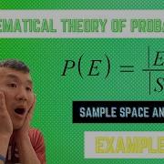 Mathematical Theory Of Probability Sample Space And Events Example 2