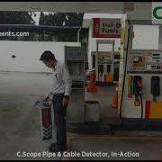 Using C Scope MXL2 To Detect Underground Pipe At Shell Petrol Station Malaysia