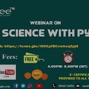 Webinar On Data Science With Python