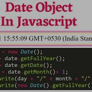 Date Object In Javascript In Hindi Javascript Tutorial For Beginners 29